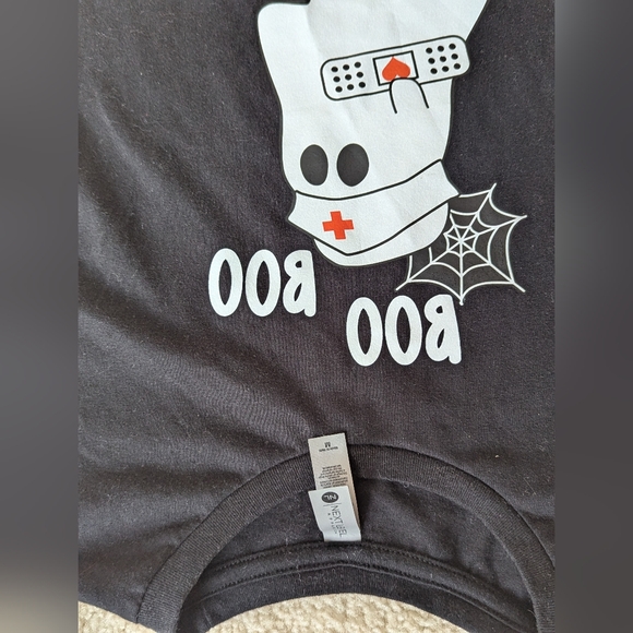 Boo boo crew ghost nurse crew neck t Shirt next level apparel Halloween - Picture 2 of 3